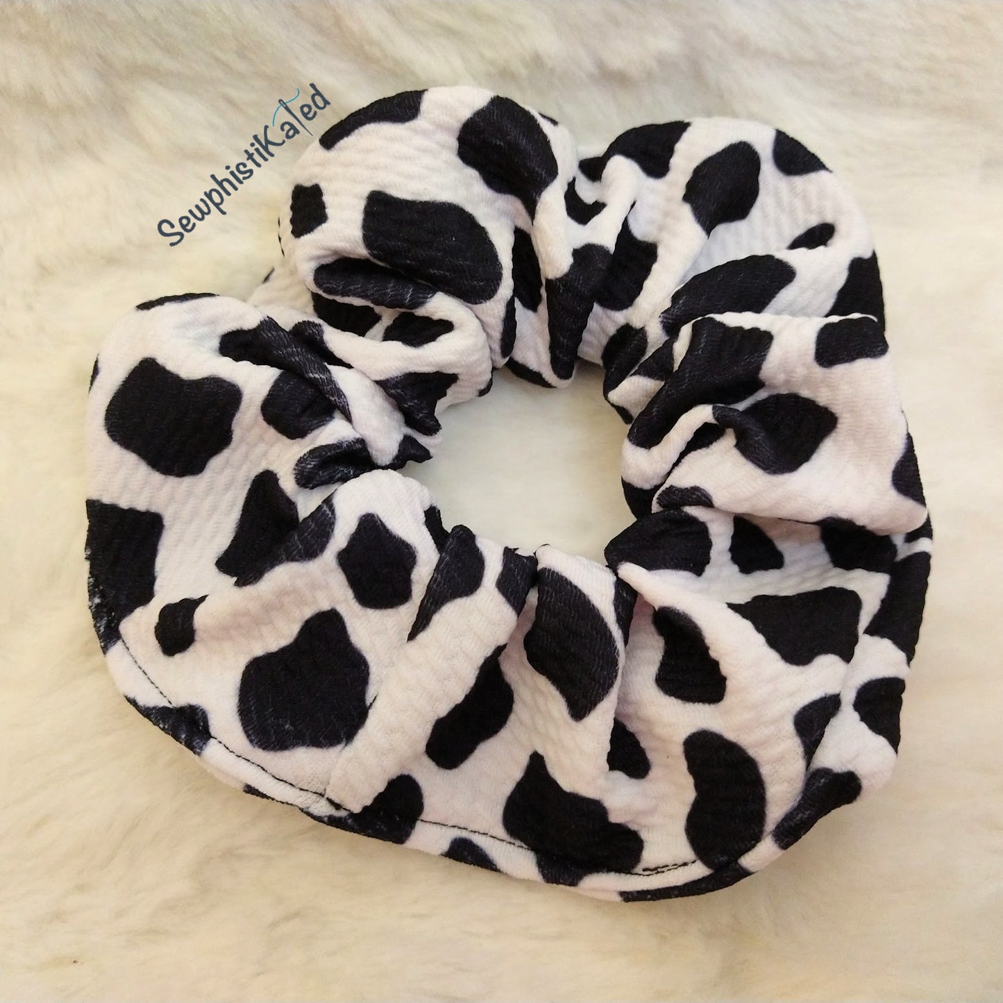 Cow Print Headbands & Scrunchies