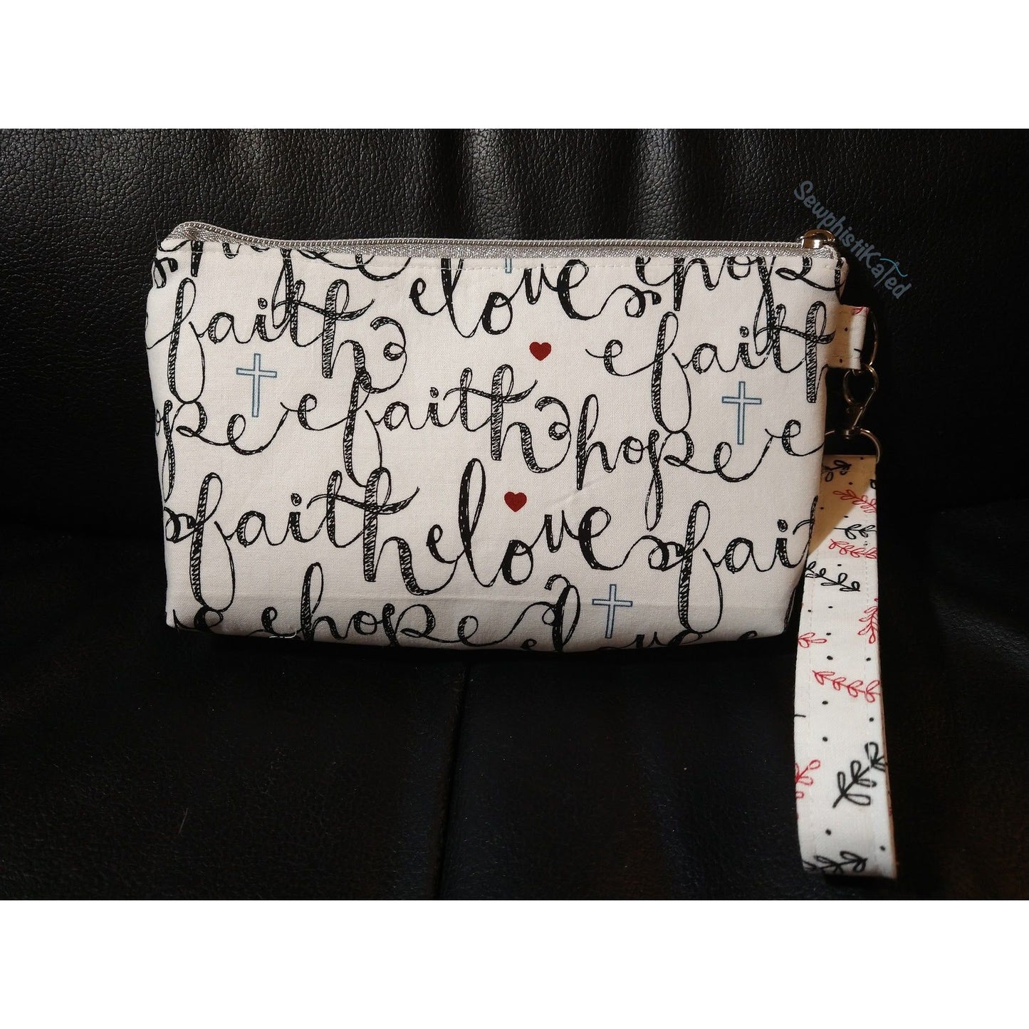 Faith Hope Love Wallet Wristlet Purse