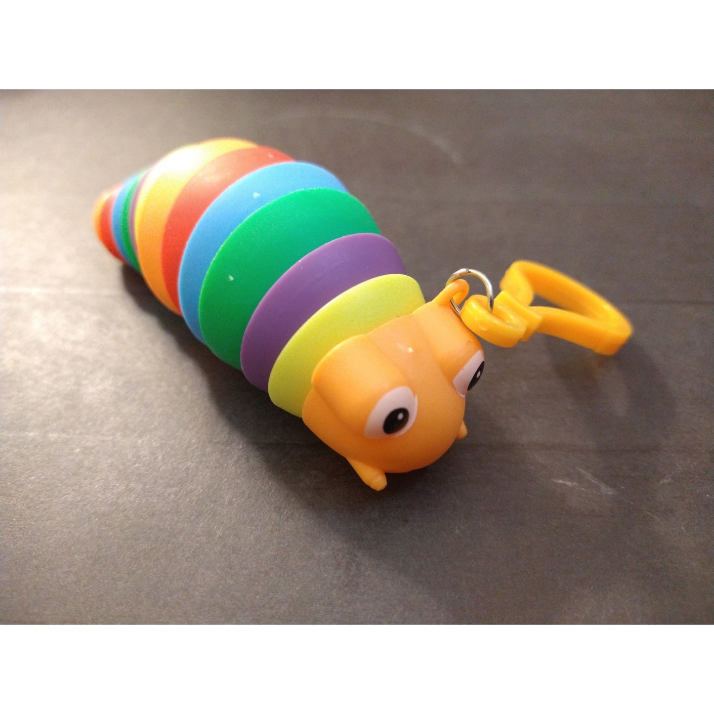 Fidget Caterpillar Keychain/Bag Clip