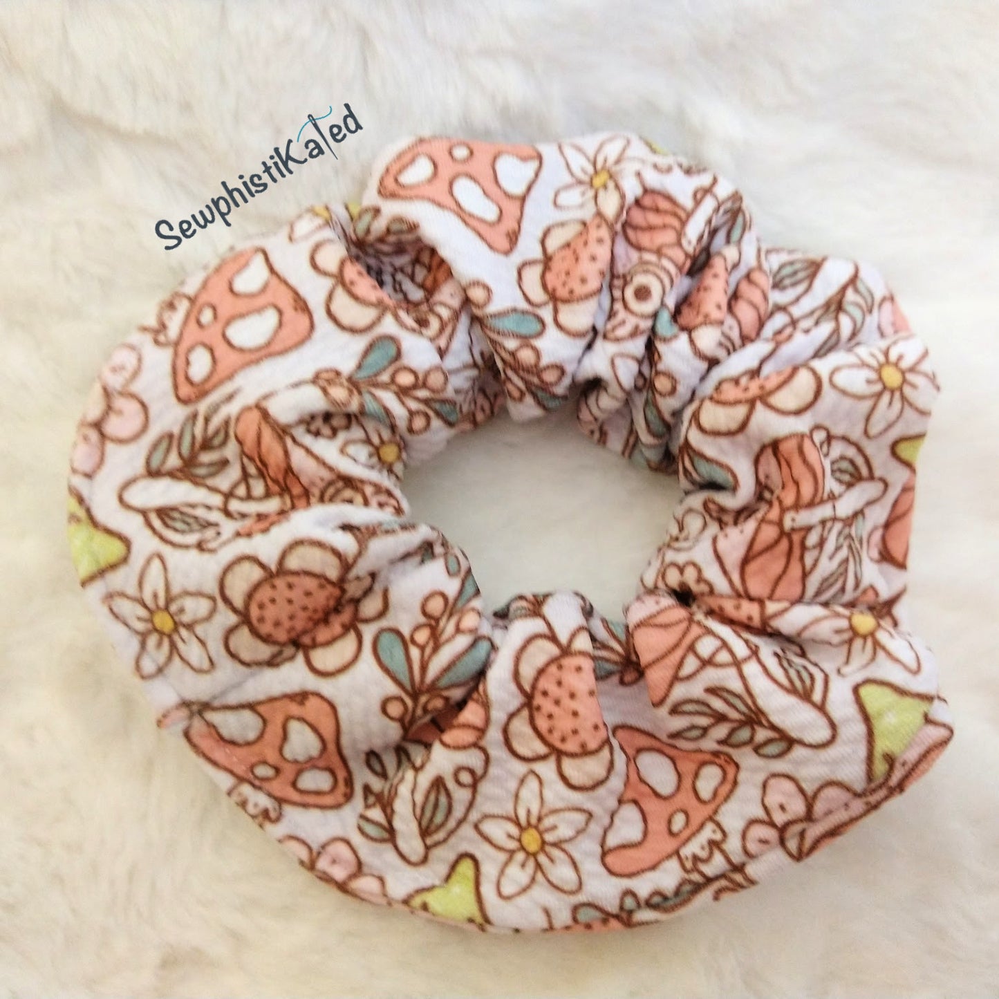 Floral Mushroom Headbands & Scrunchies