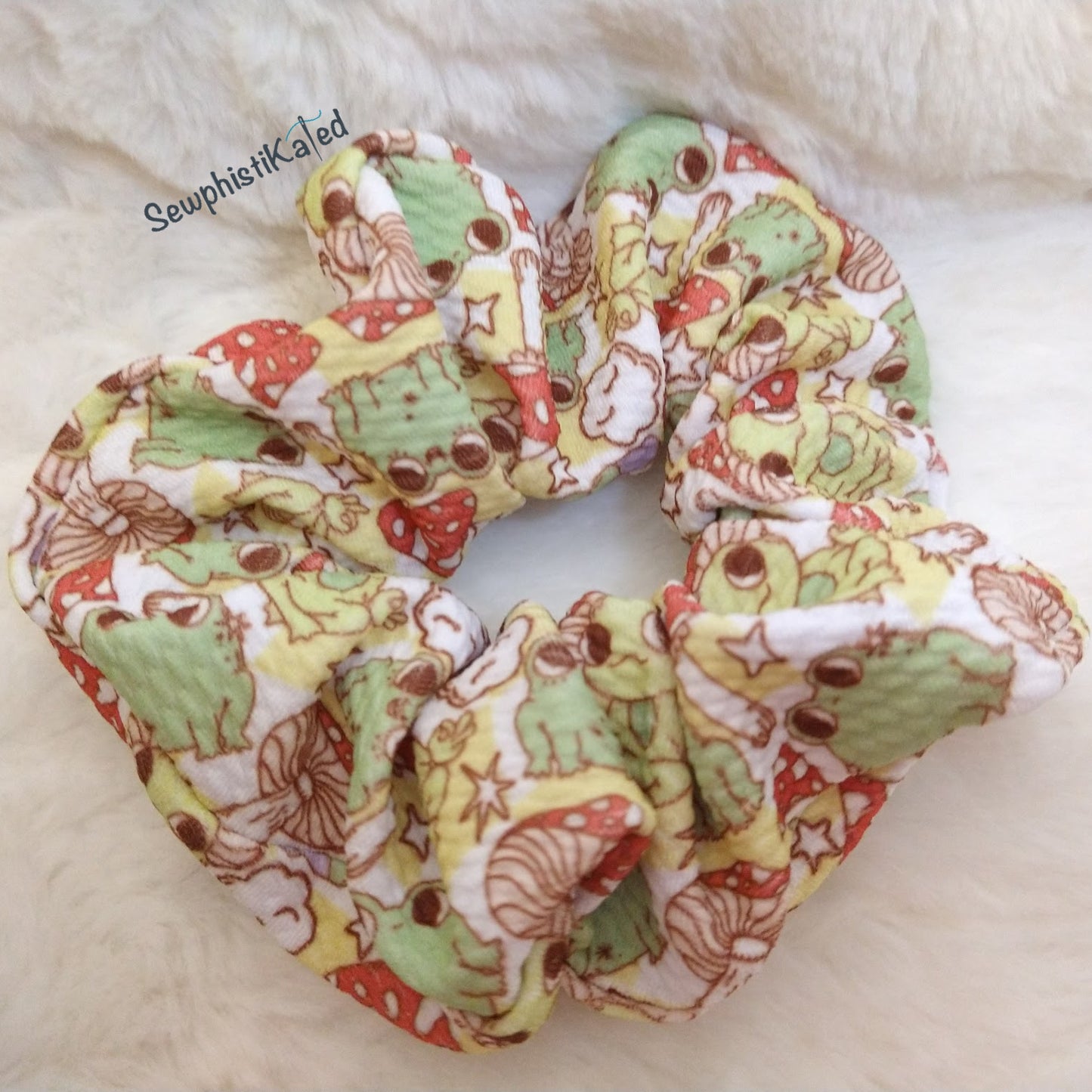 Frogs & Toadstools Headbands & Scrunchies