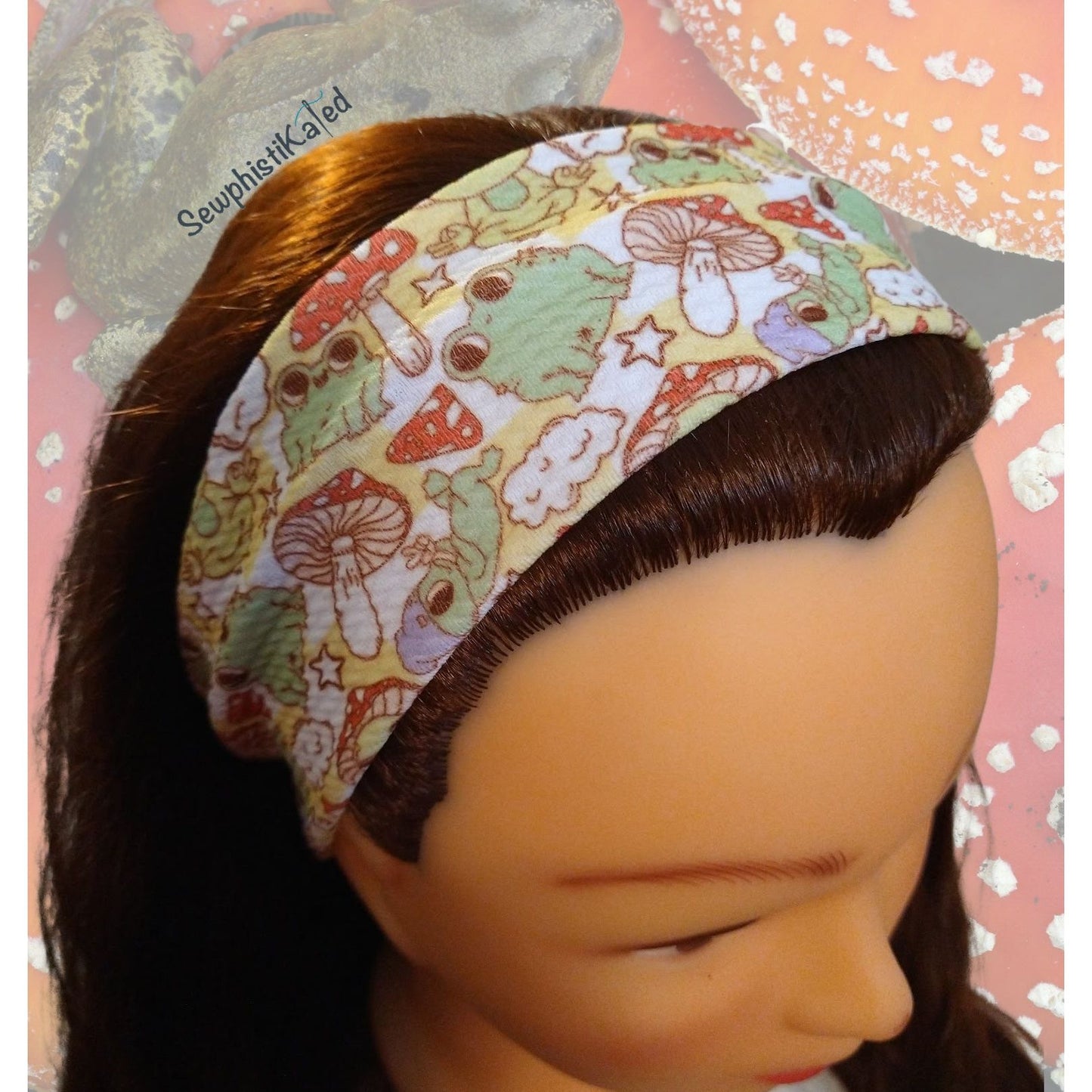 Frogs & Toadstools Headbands & Scrunchies