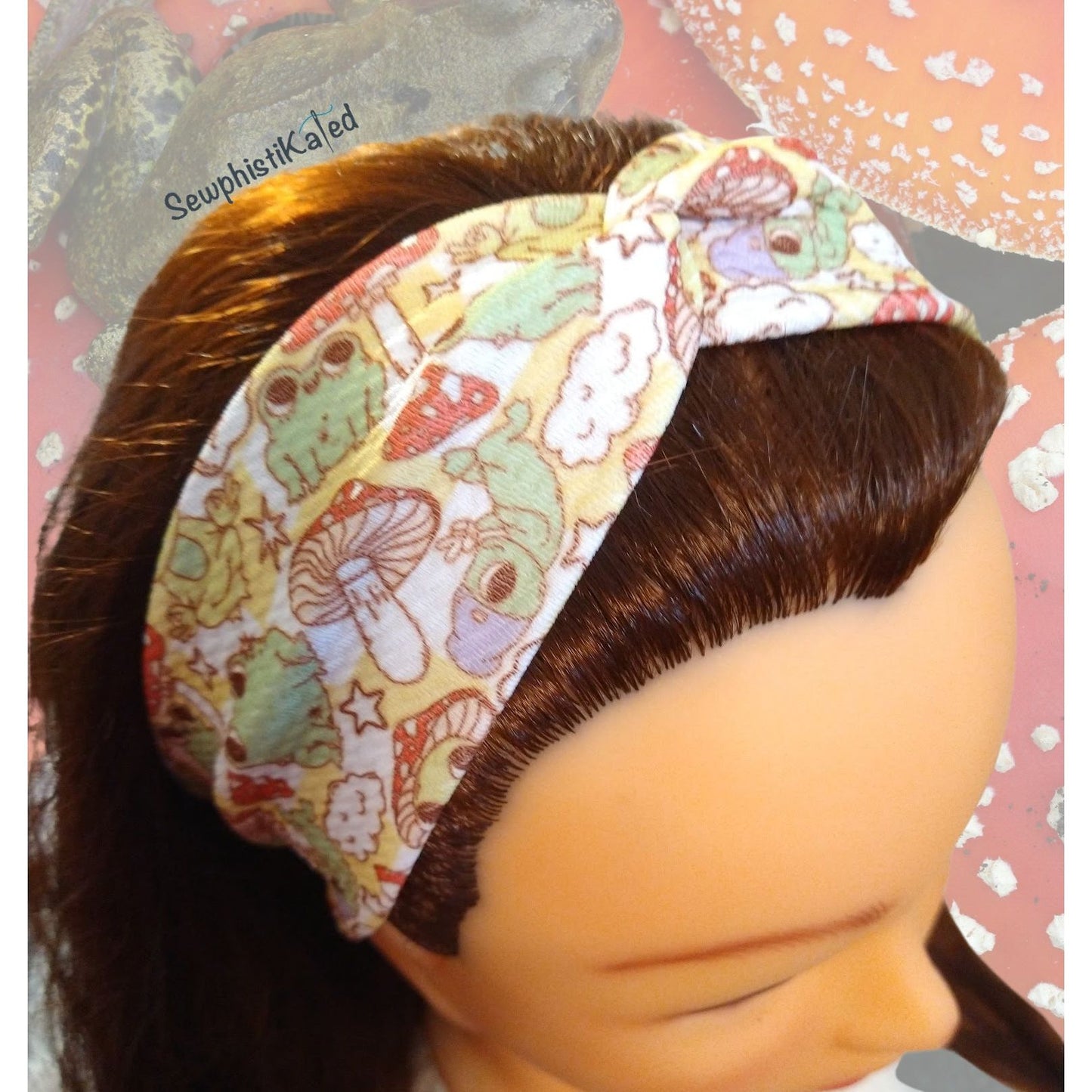 Frogs & Toadstools Headbands & Scrunchies