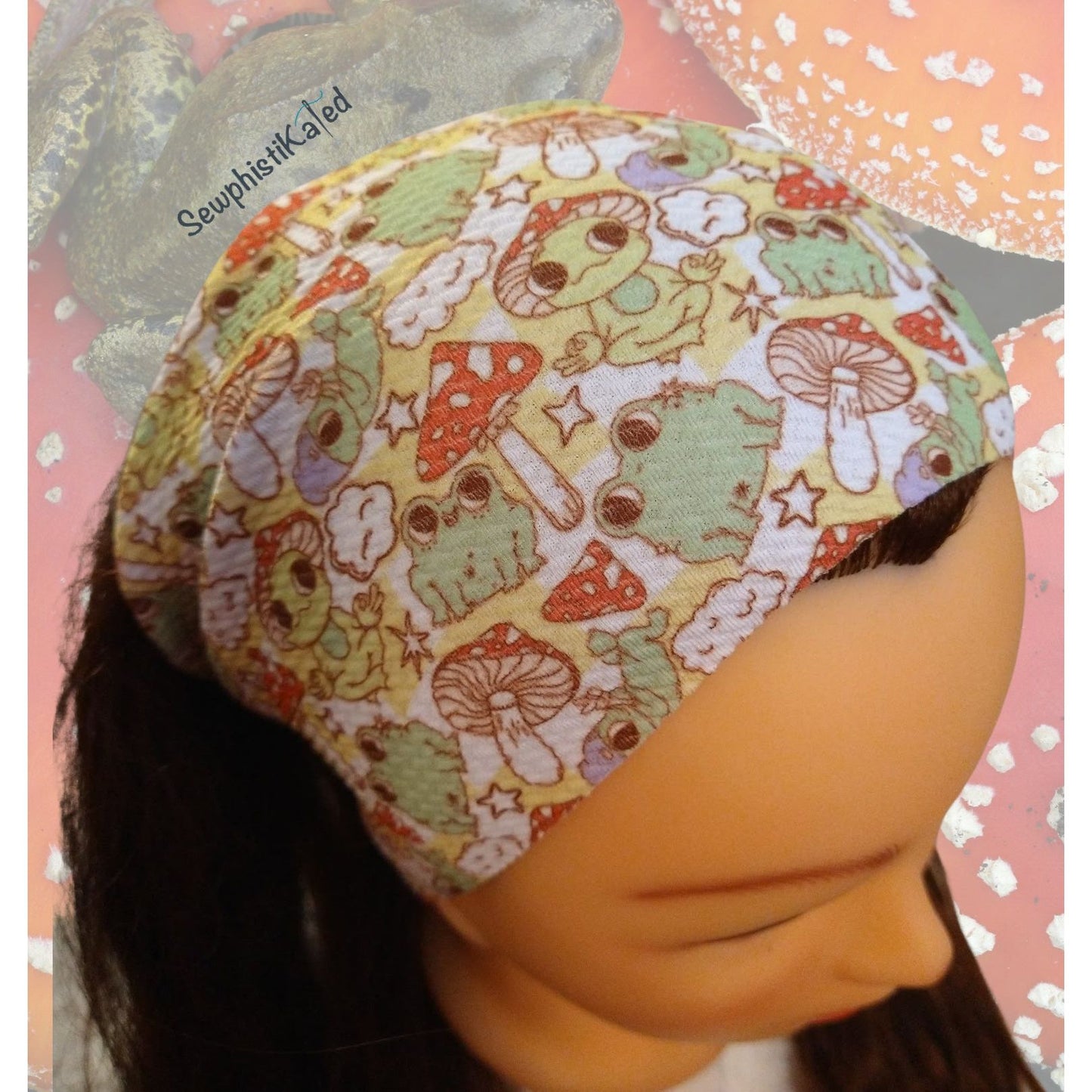 Frogs & Toadstools Headbands & Scrunchies