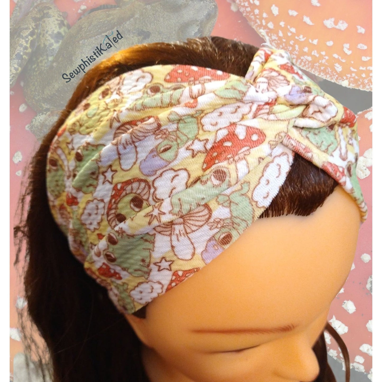 Frogs & Toadstools Headbands & Scrunchies