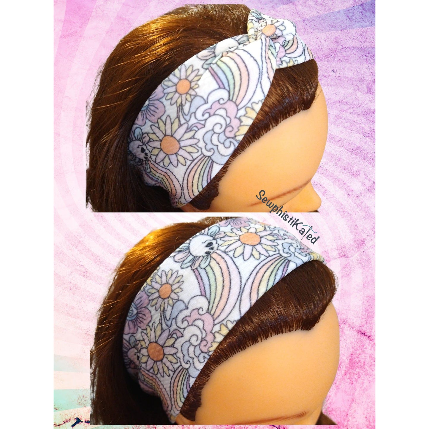 Groovy Skulls Headbands & Scrunchies
