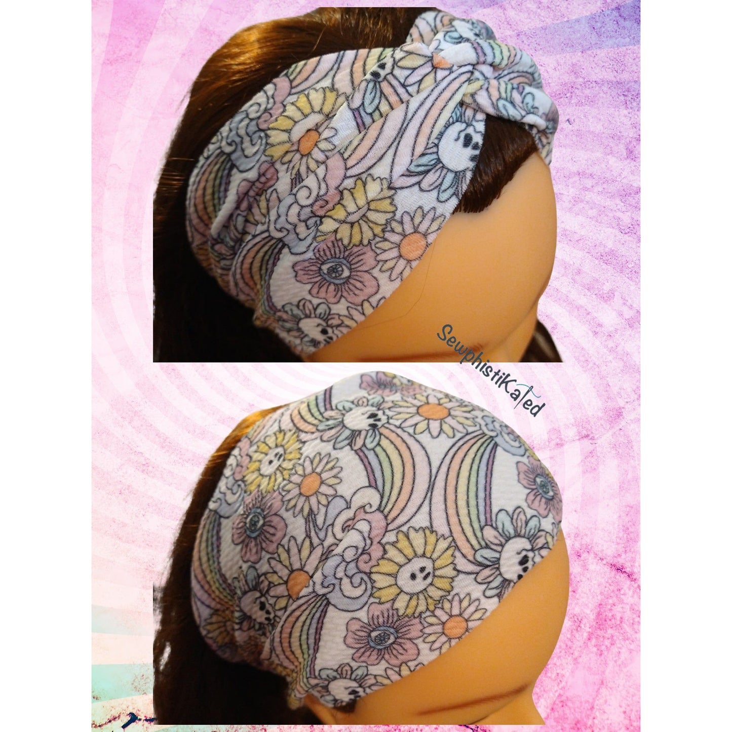 Groovy Skulls Headbands & Scrunchies