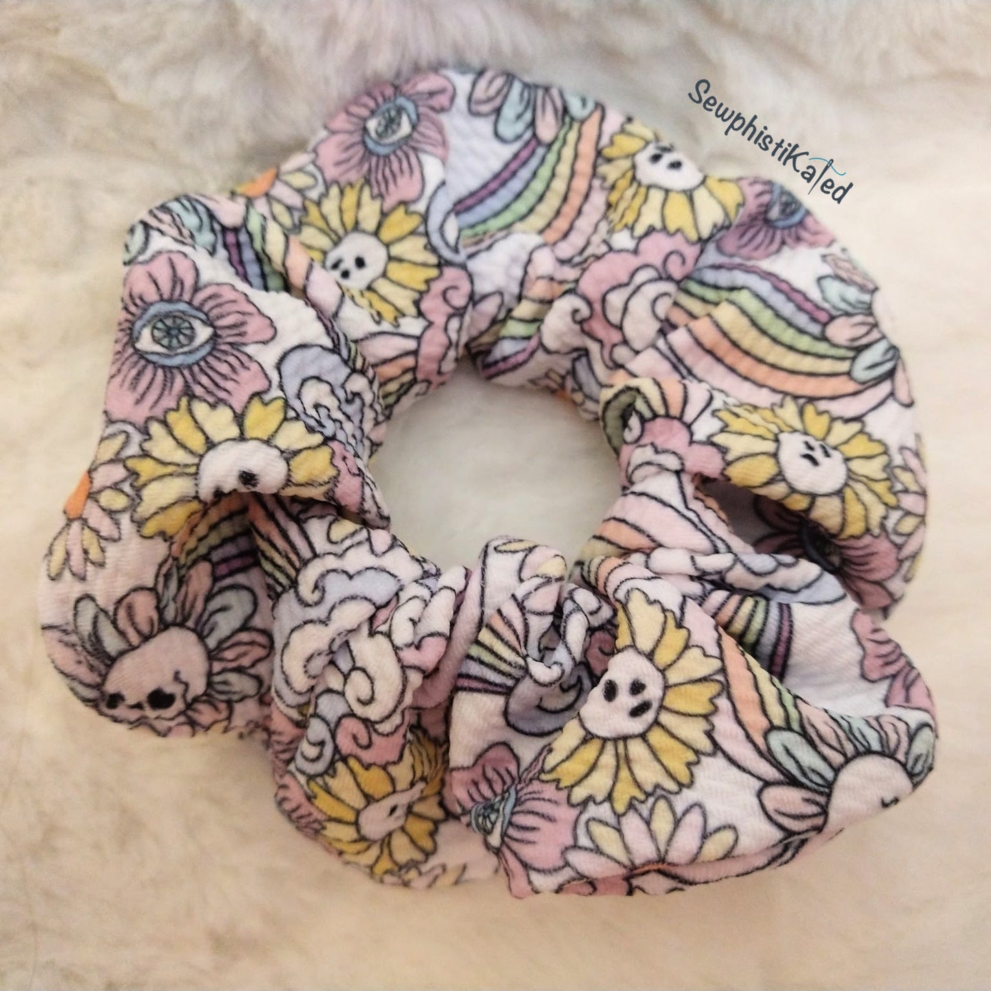 Groovy Skulls Headbands & Scrunchies