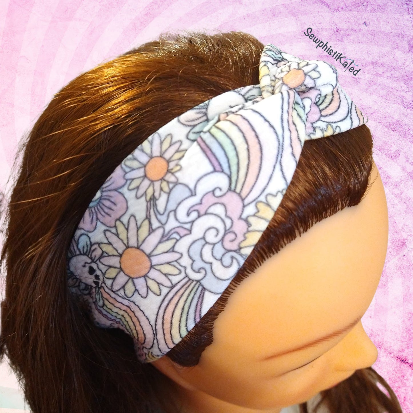Groovy Skulls Headbands & Scrunchies