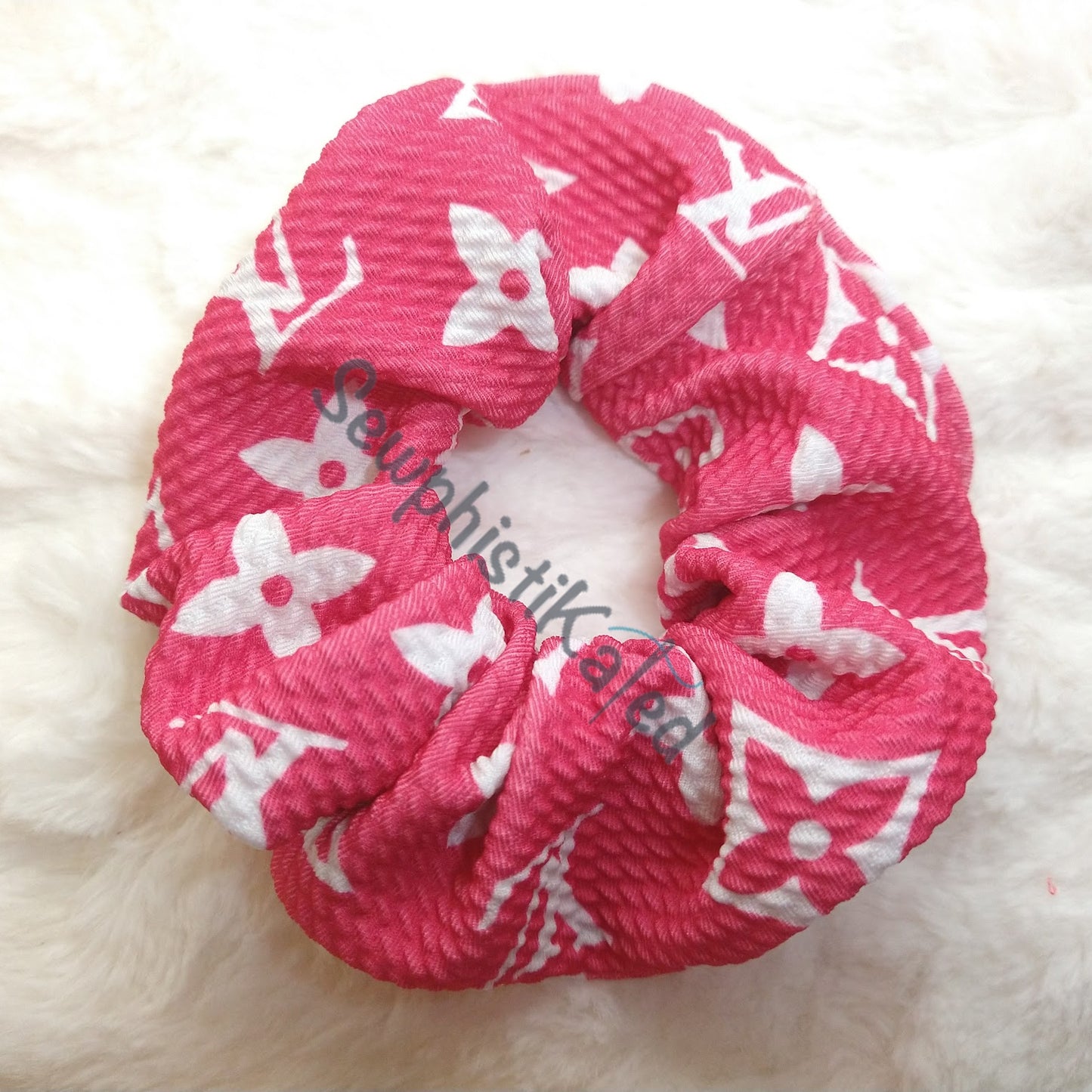 Bright Color Monogram Bougie Headbands & Scrunchies