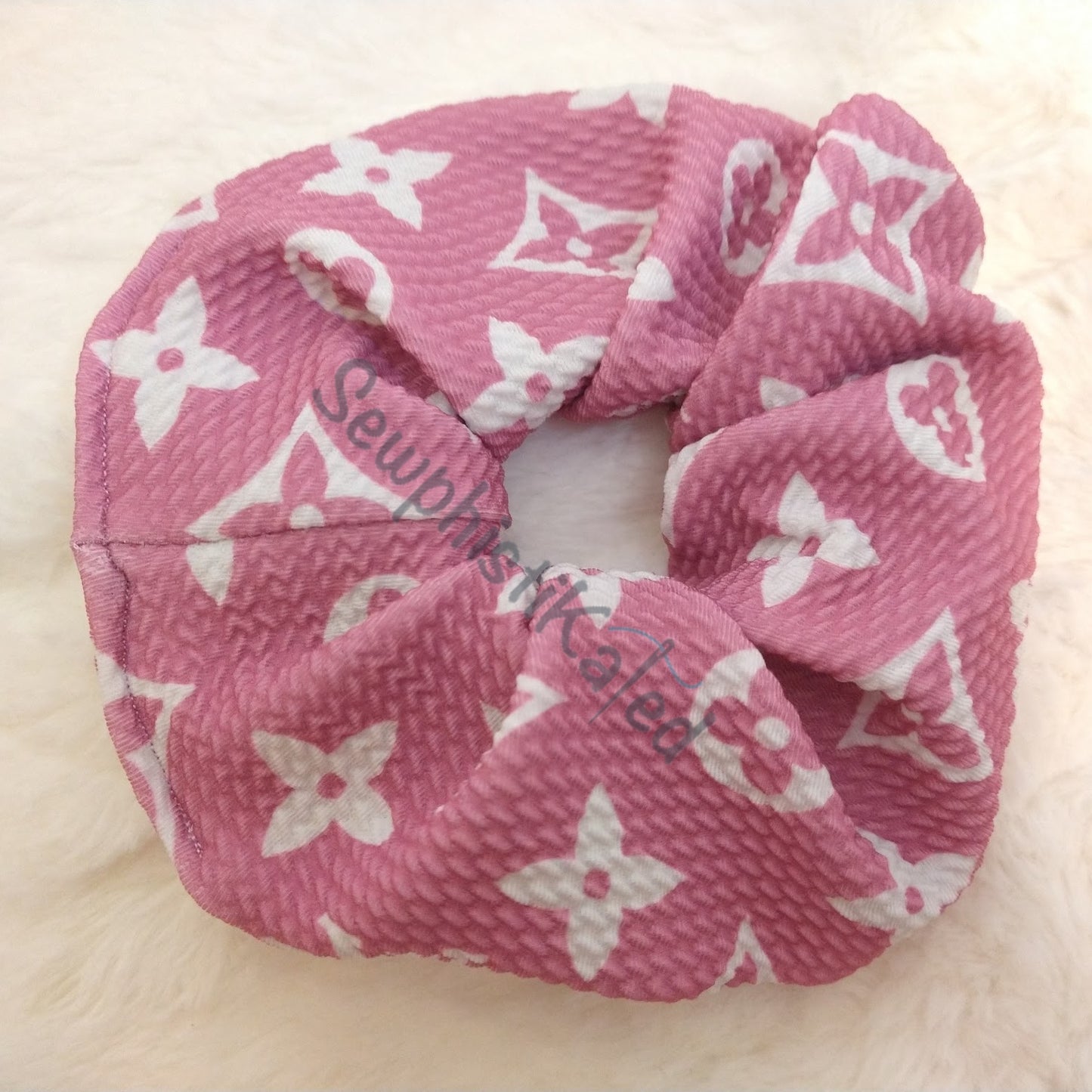 Bright Color Monogram Bougie Headbands & Scrunchies