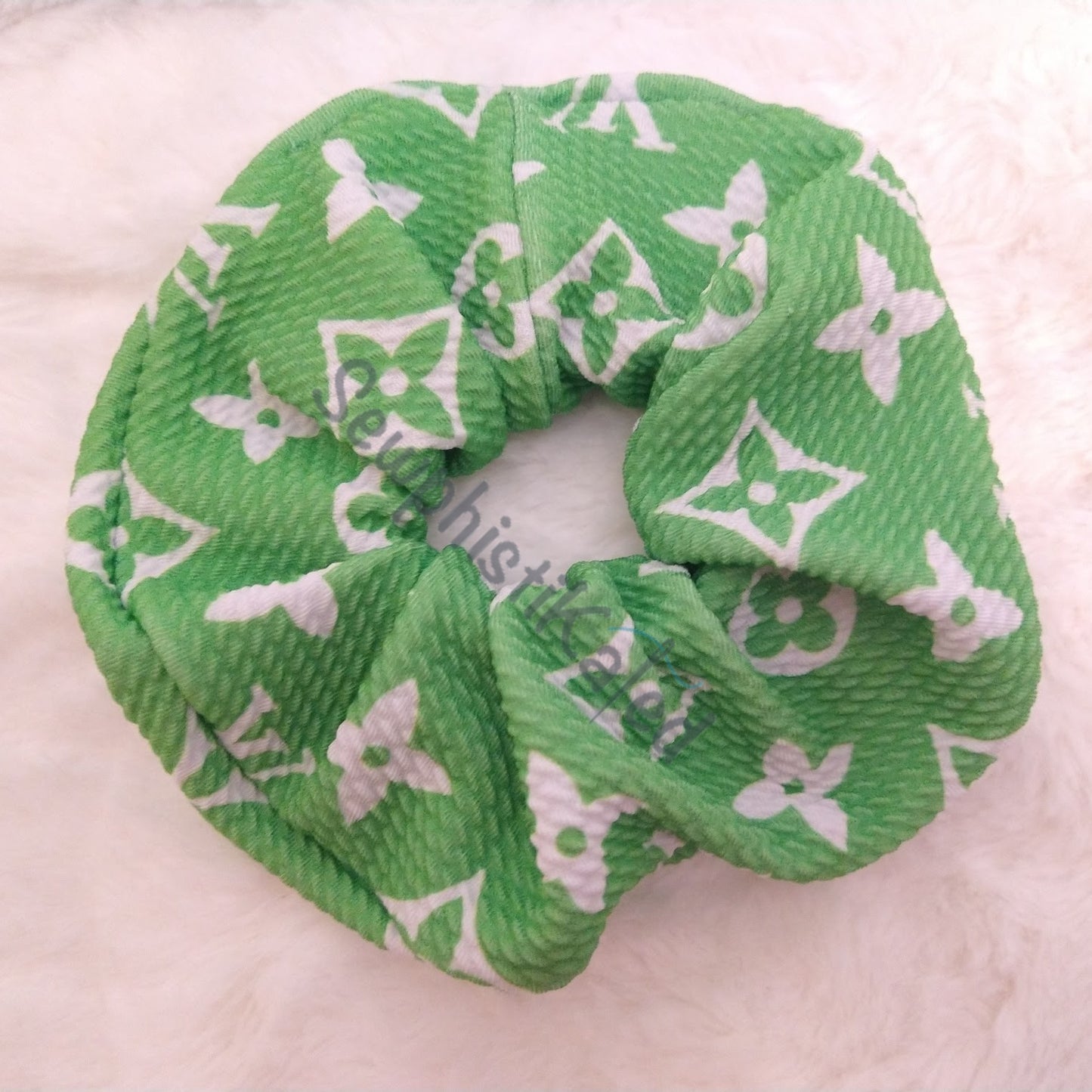 Bright Color Monogram Bougie Headbands & Scrunchies