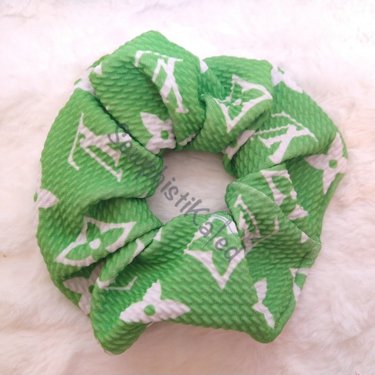 Bright Color Monogram Bougie Headbands & Scrunchies