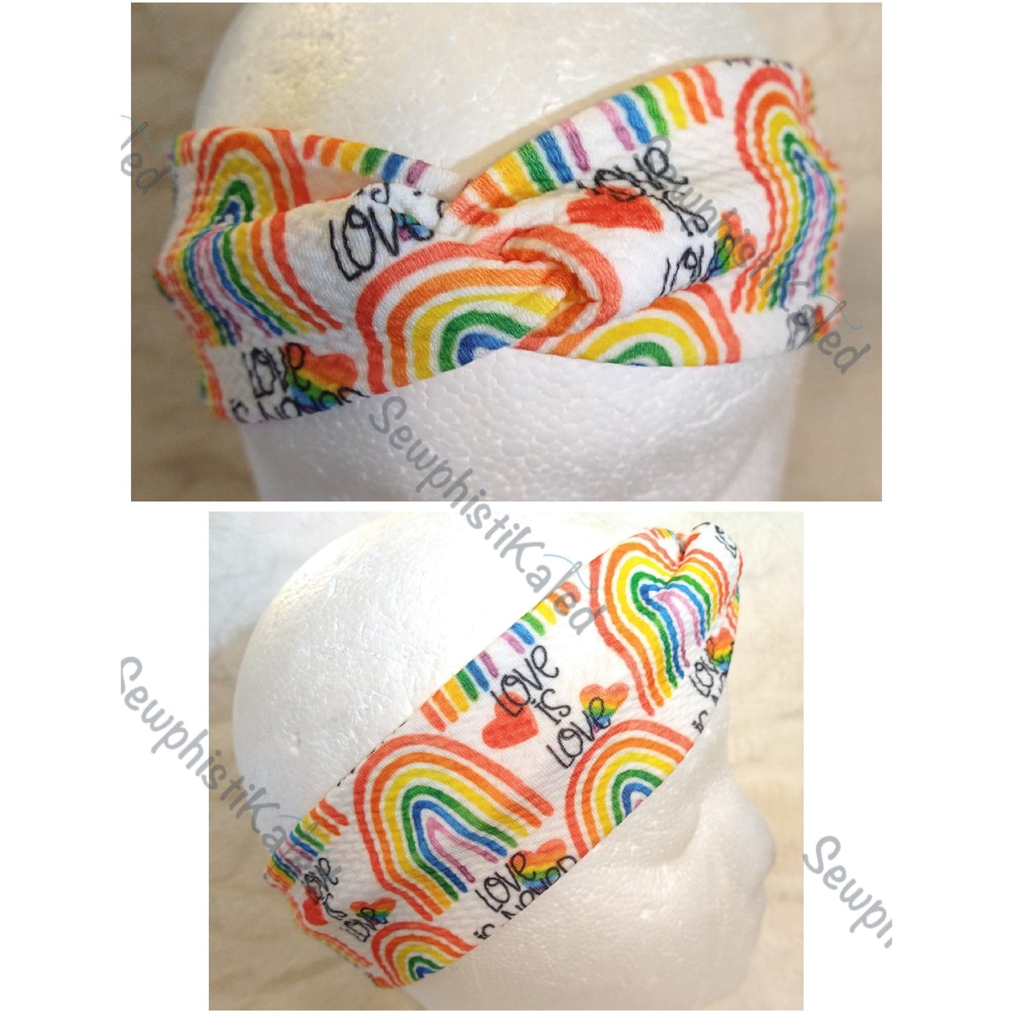 Love is Love Pride Headbands & Scrunchies