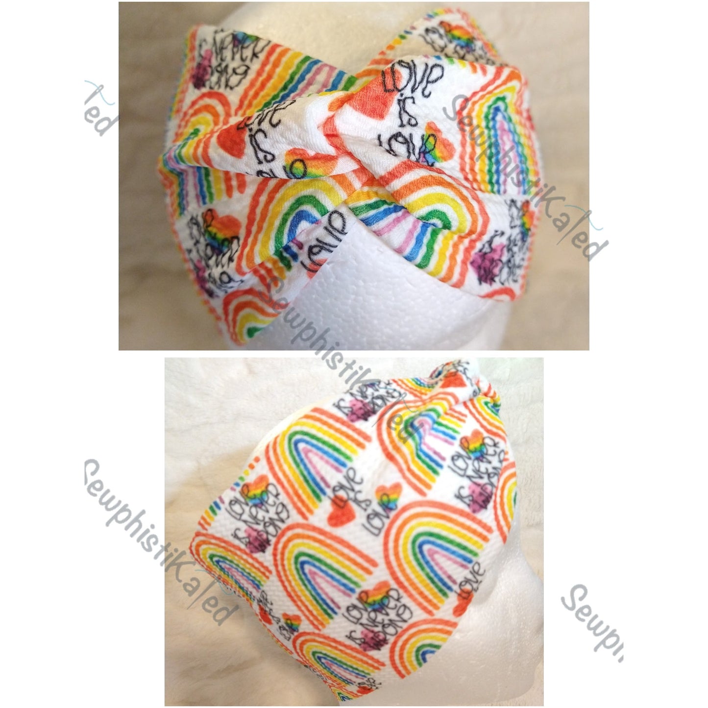 Love is Love Pride Headbands & Scrunchies