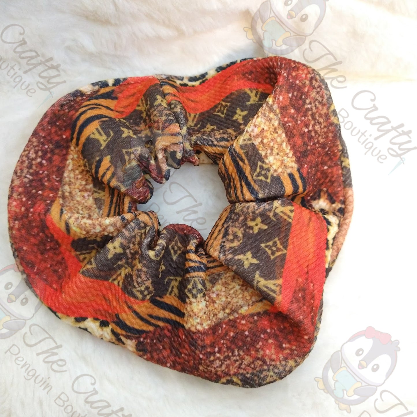 Monogram Bougie Animal Print Brush Strokes Headbands & Scrunchies