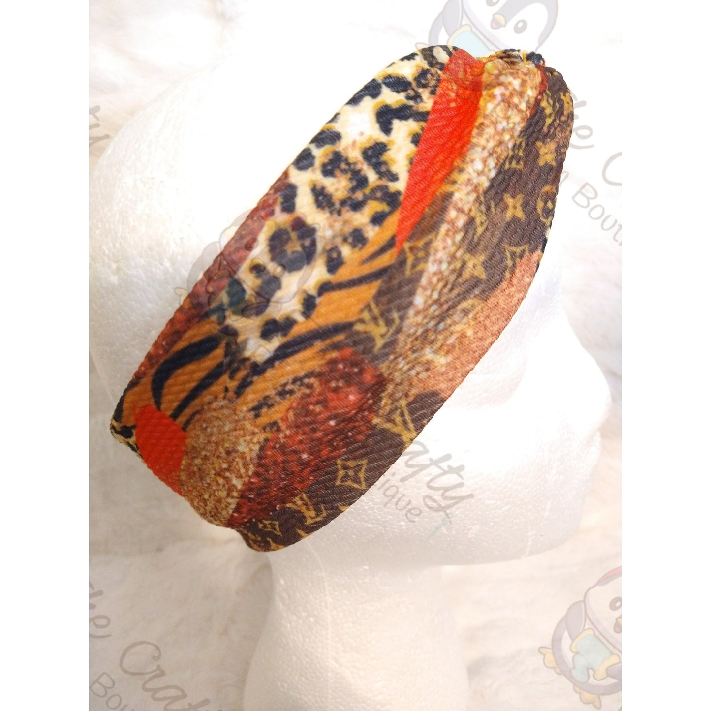 Monogram Bougie Animal Print Brush Strokes Headbands & Scrunchies