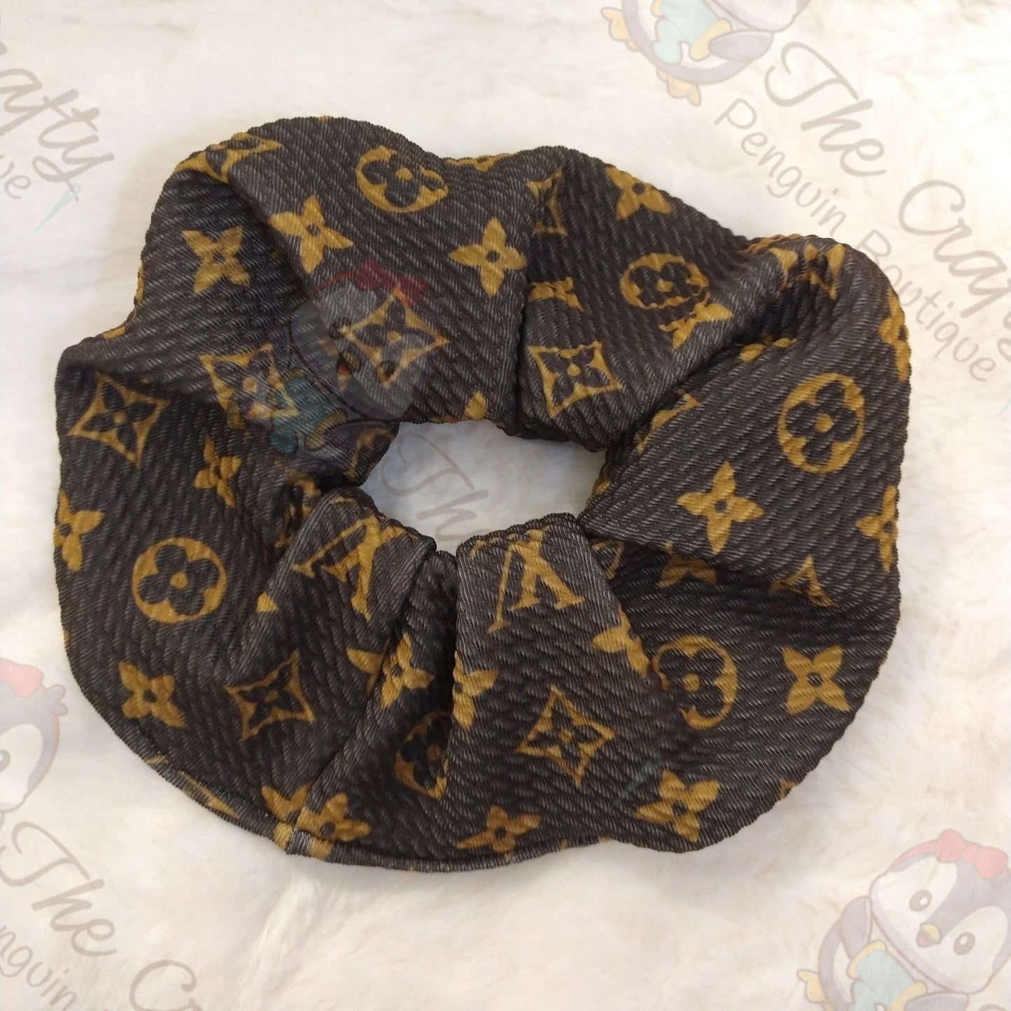 Brown Monogram Bougie Headbands & Scrunchies