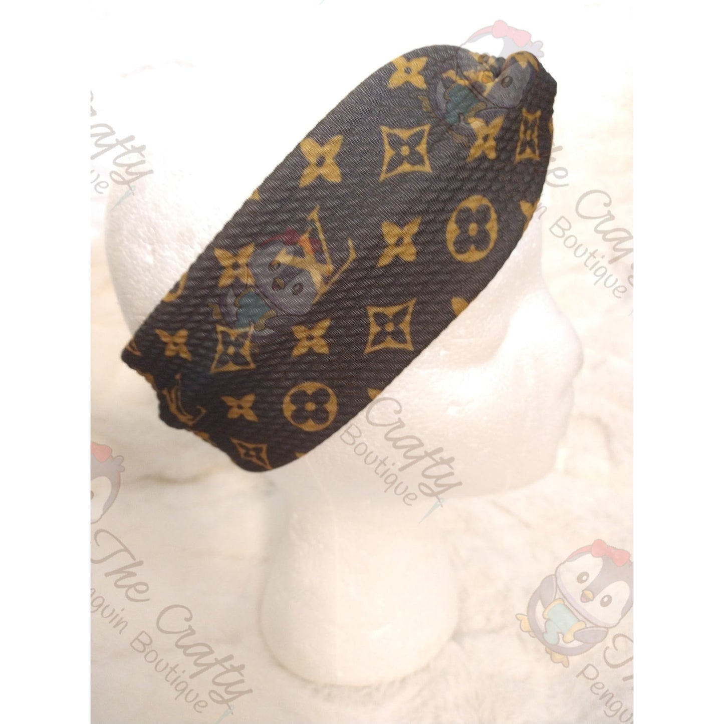 Brown Monogram Bougie Headbands & Scrunchies