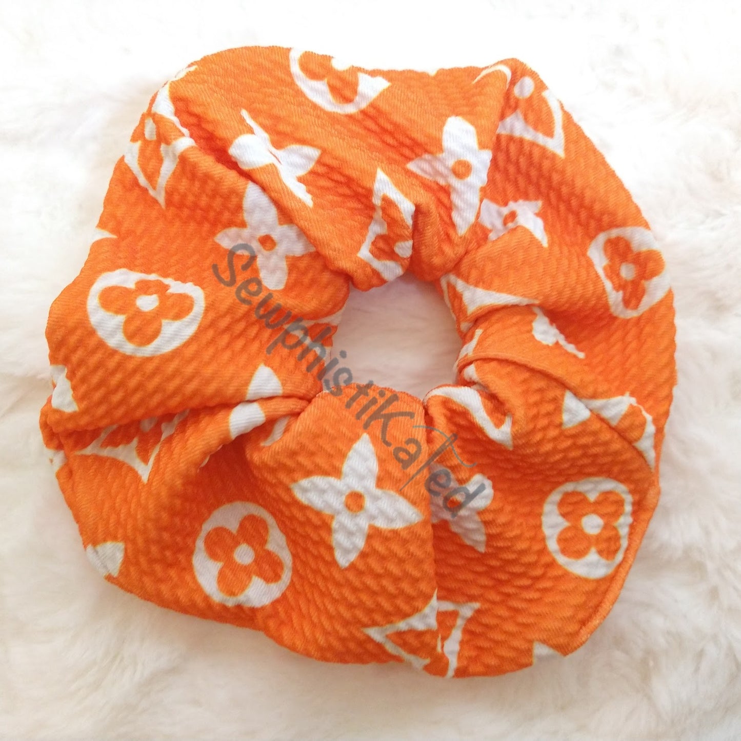 Bright Color Monogram Bougie Headbands & Scrunchies