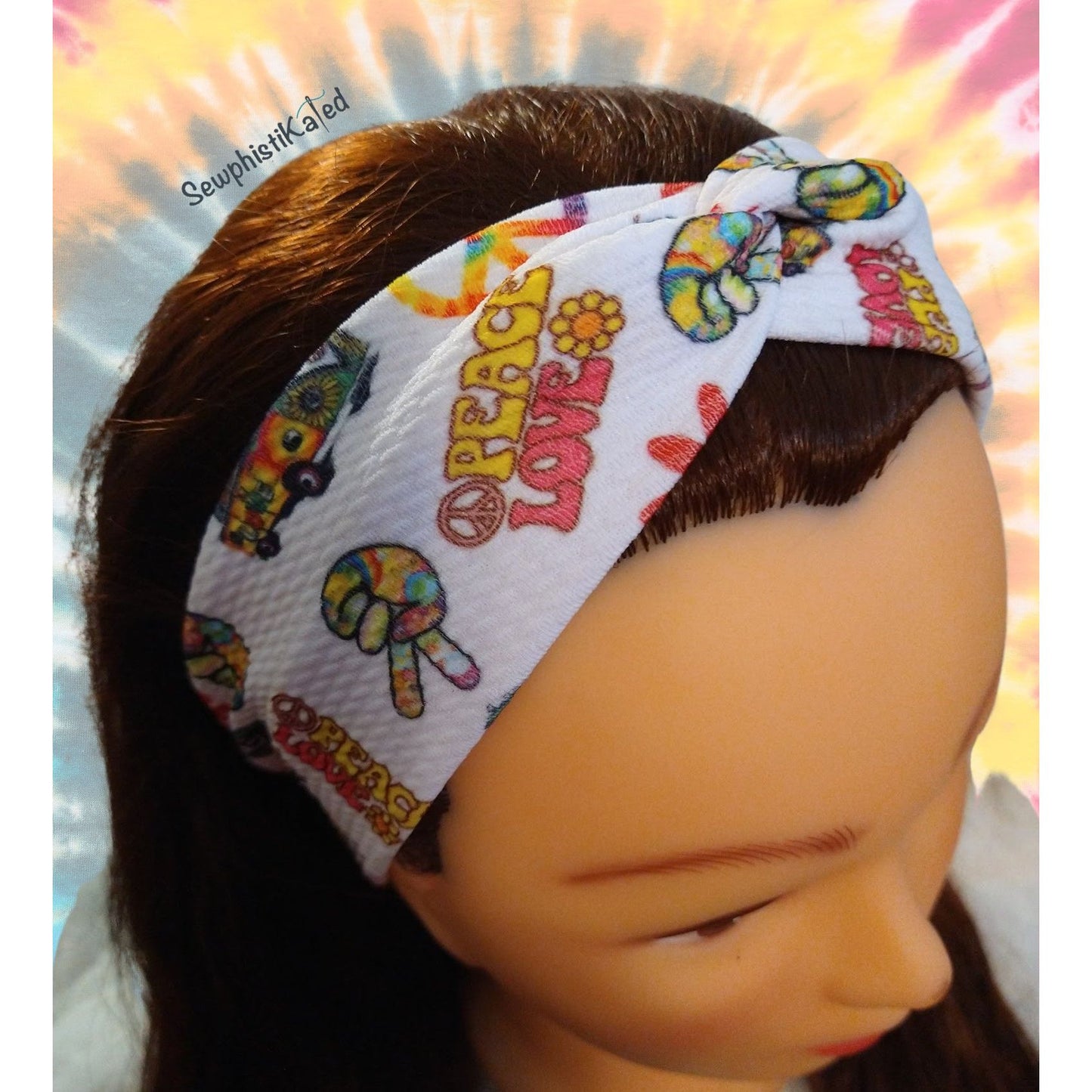 Peace and Love Headbands & Scrunchies