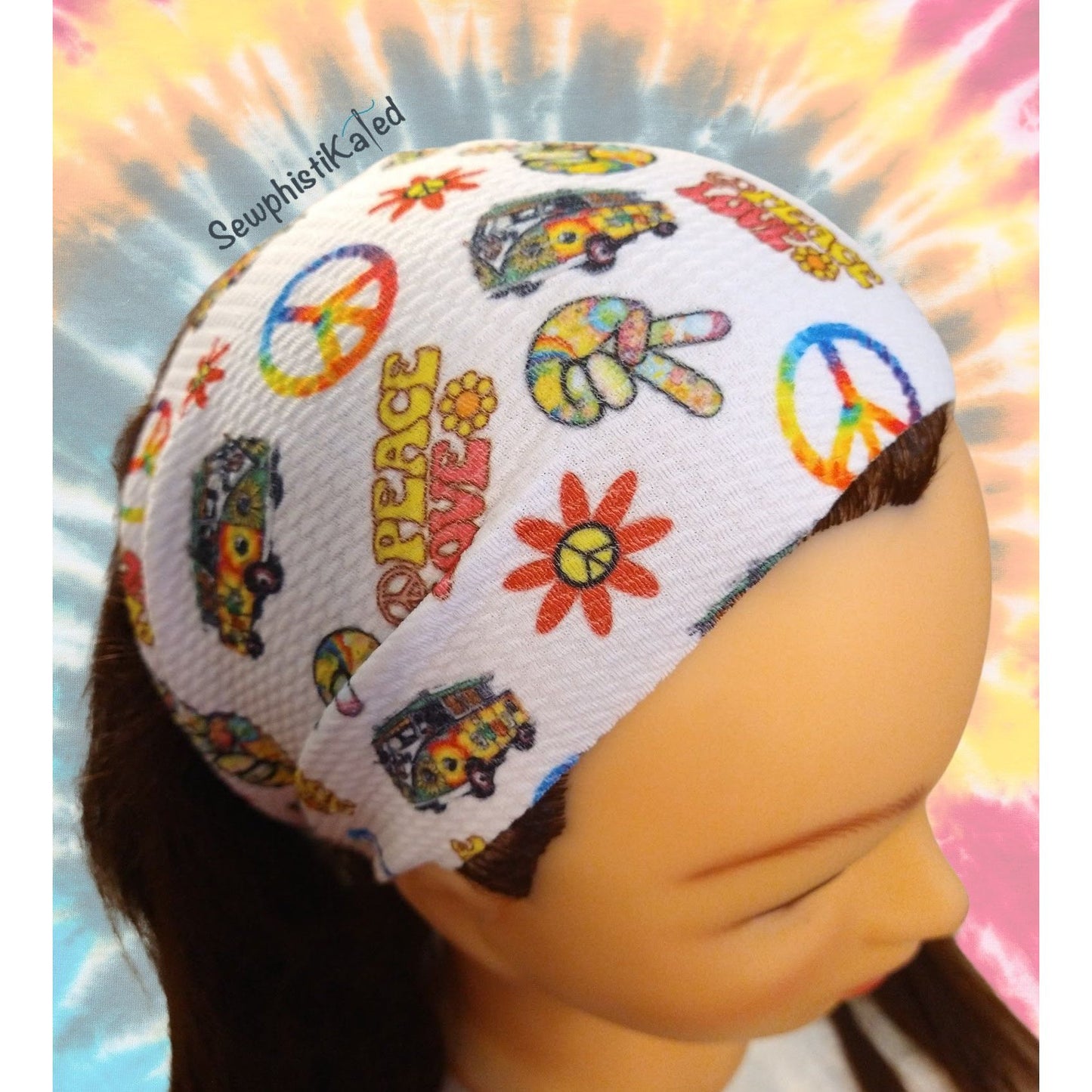 Peace and Love Headbands & Scrunchies