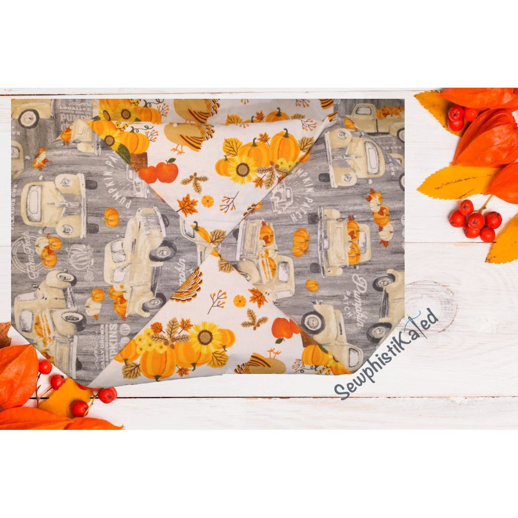 Autumn Theme Farmer's Market Grocery Shopping Tote Bag