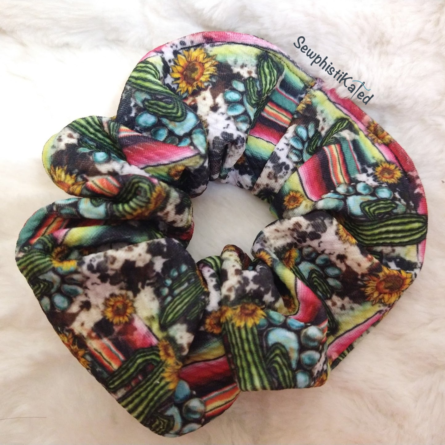 Southwestern Cactus Headbands & Scrunchies