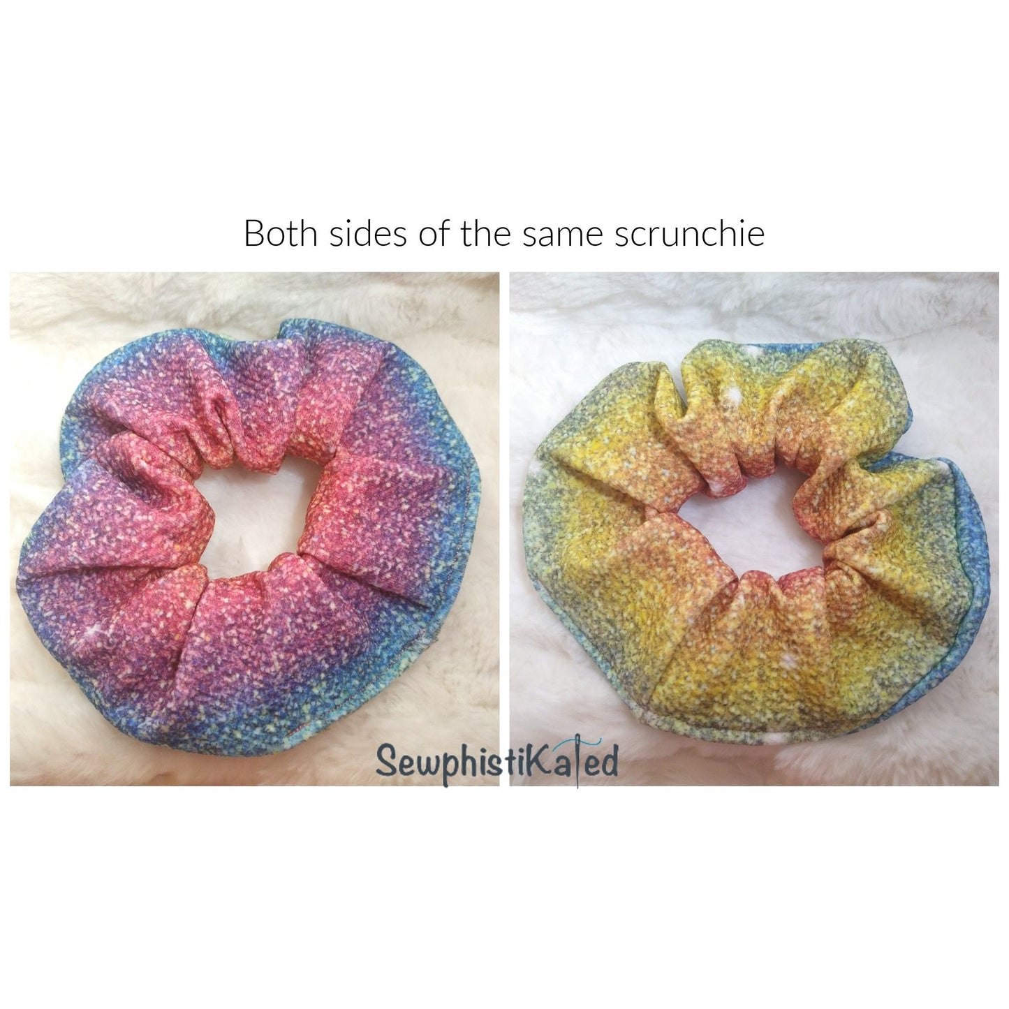Sparkle Rainbow Headband & Scrunchie