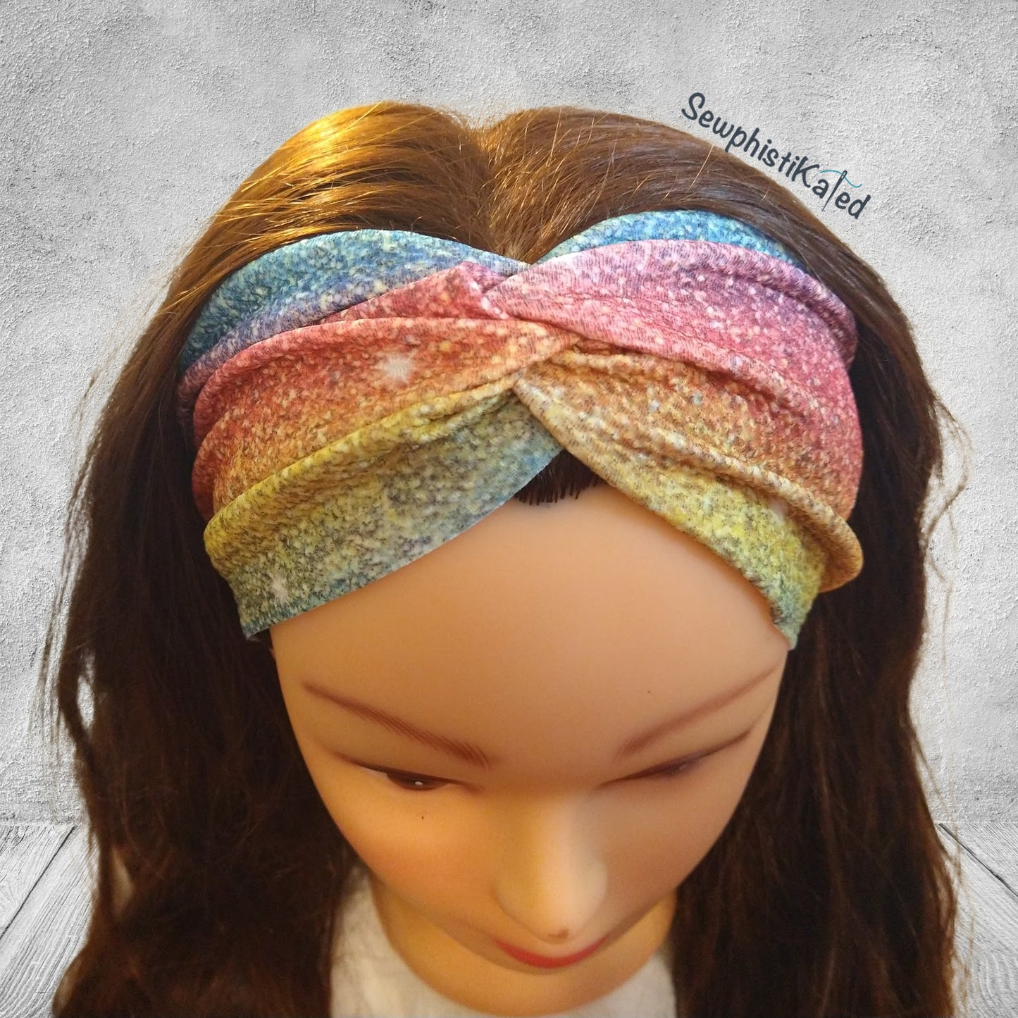 Sparkle Rainbow Headband & Scrunchie