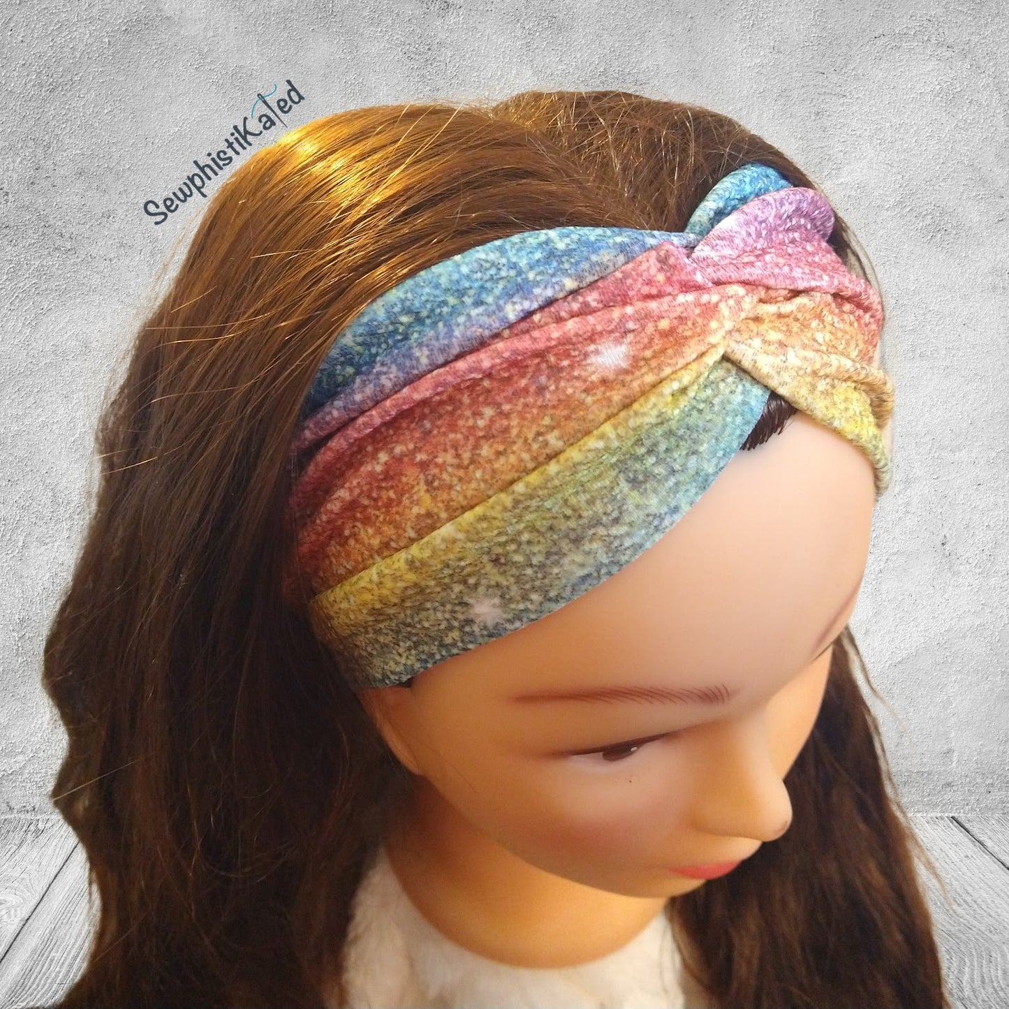 Sparkle Rainbow Headband & Scrunchie