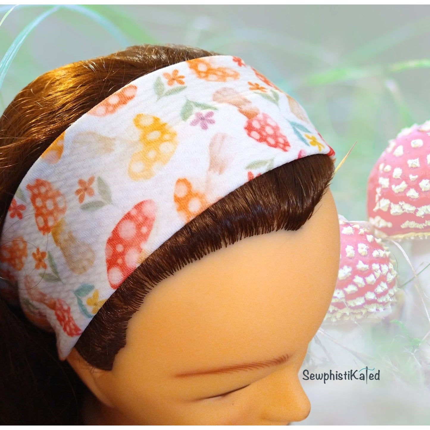 Toadstool Mushrooms Headbands & Scrunchies