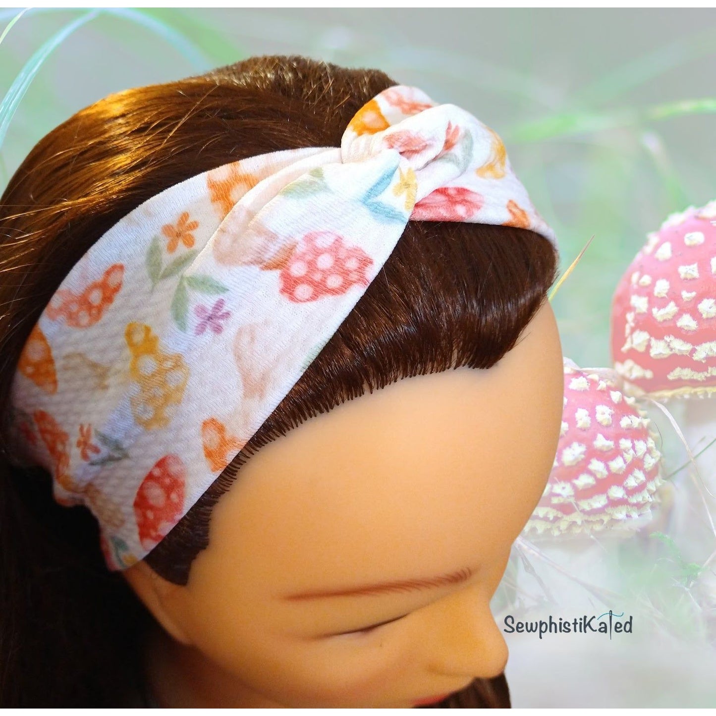 Toadstool Mushrooms Headbands & Scrunchies
