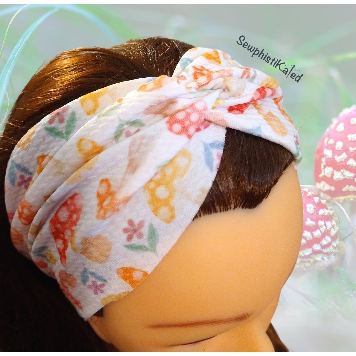 Toadstool Mushrooms Headbands & Scrunchies