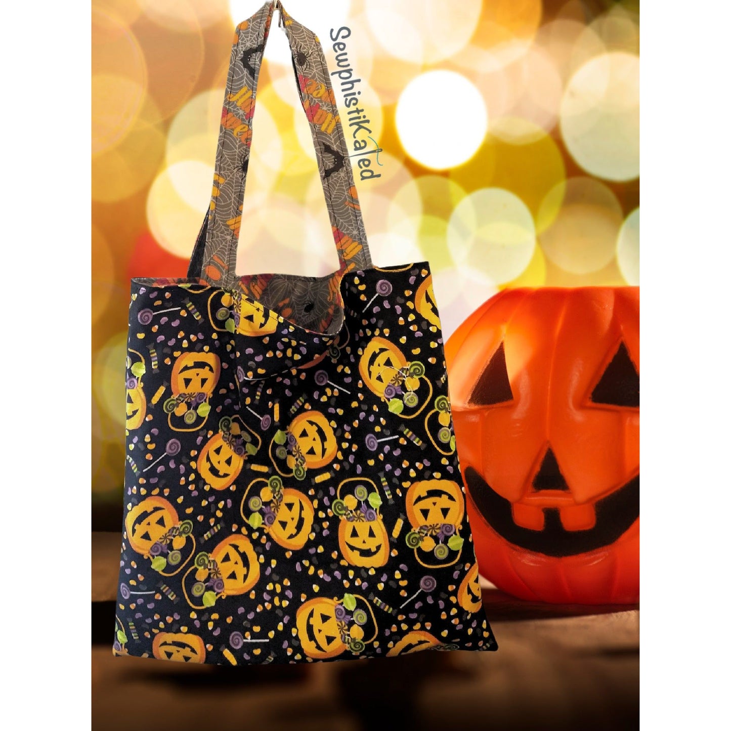 Halloween Reusable Trick-or-Treat Tote Bags
