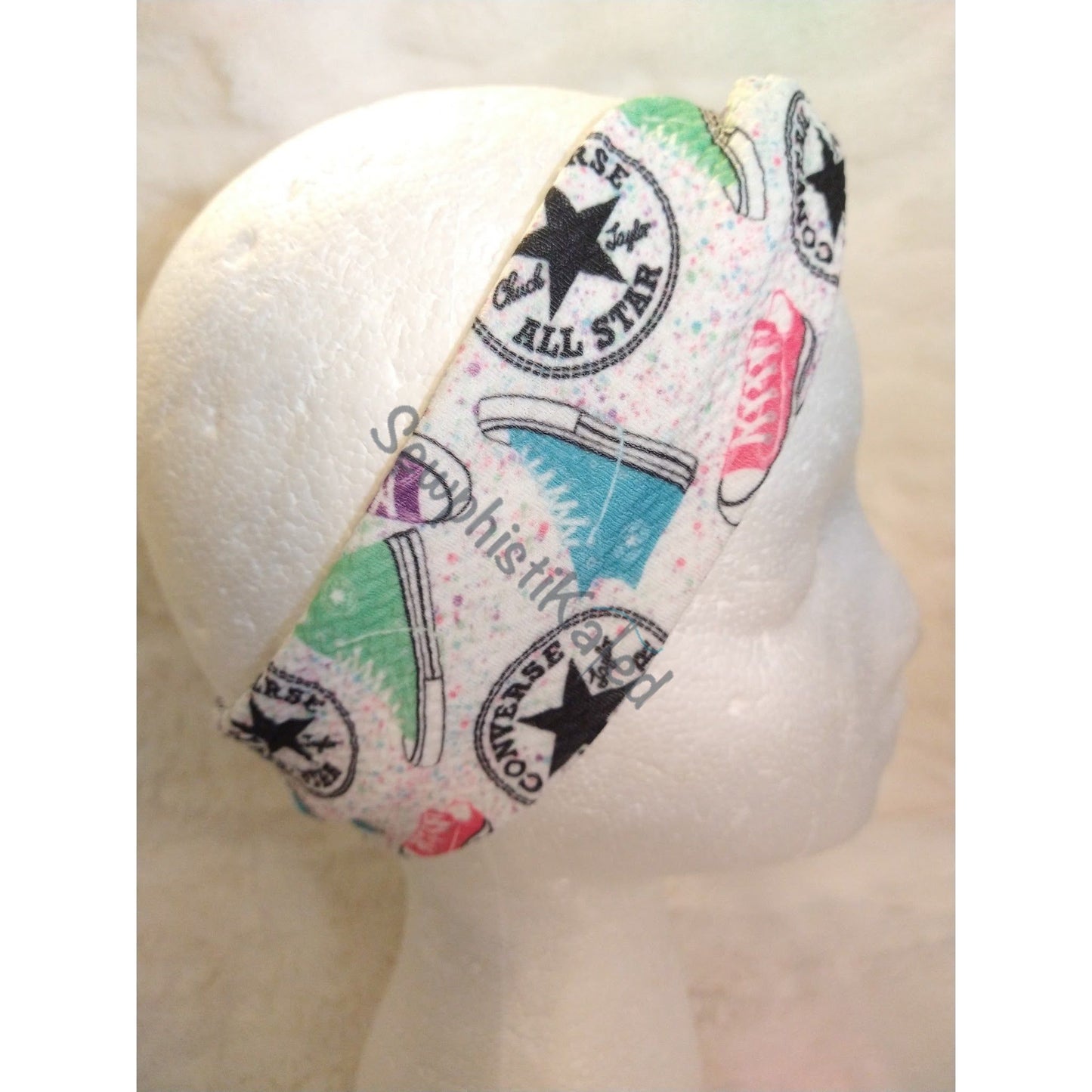 White All-Star Sneakers Headbands & Scrunchies