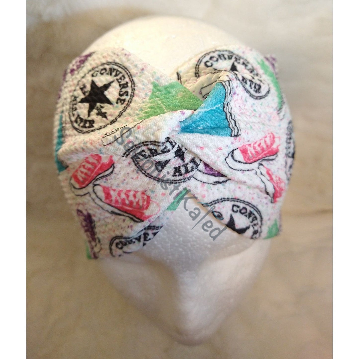 White All-Star Sneakers Headbands & Scrunchies