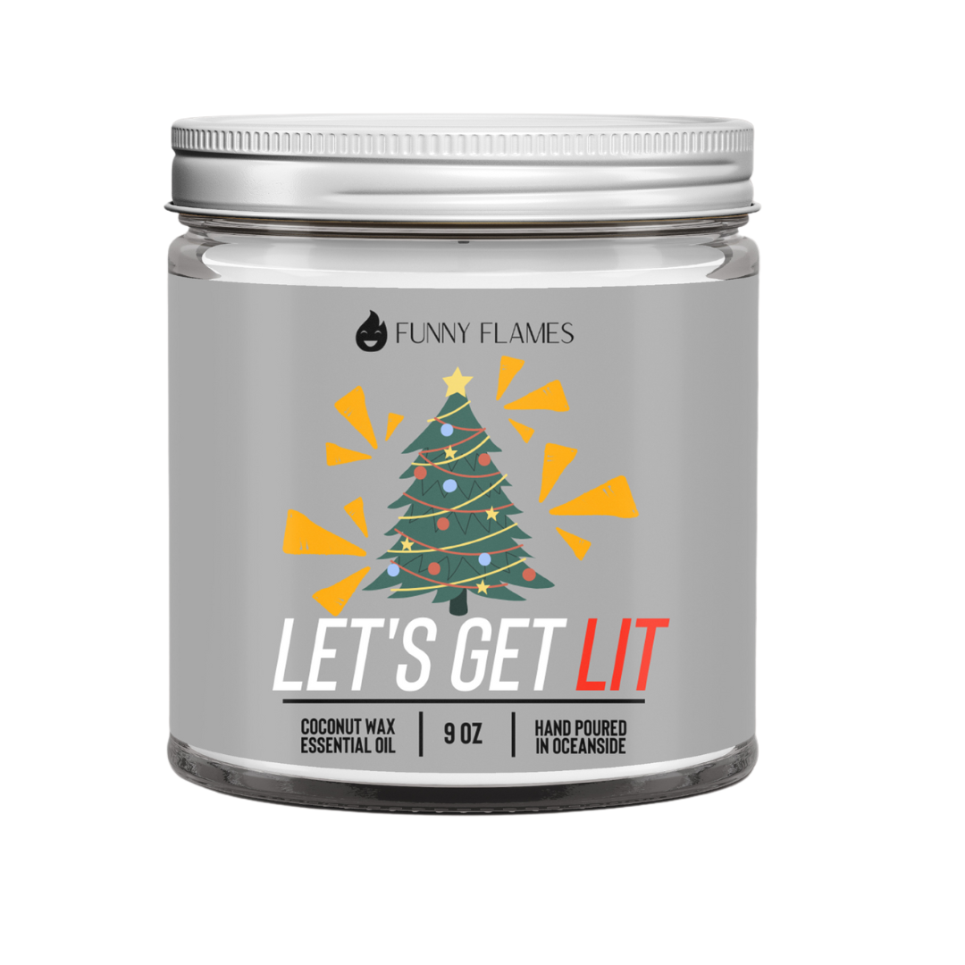Let's Get Lit Holiday Scented Candle
