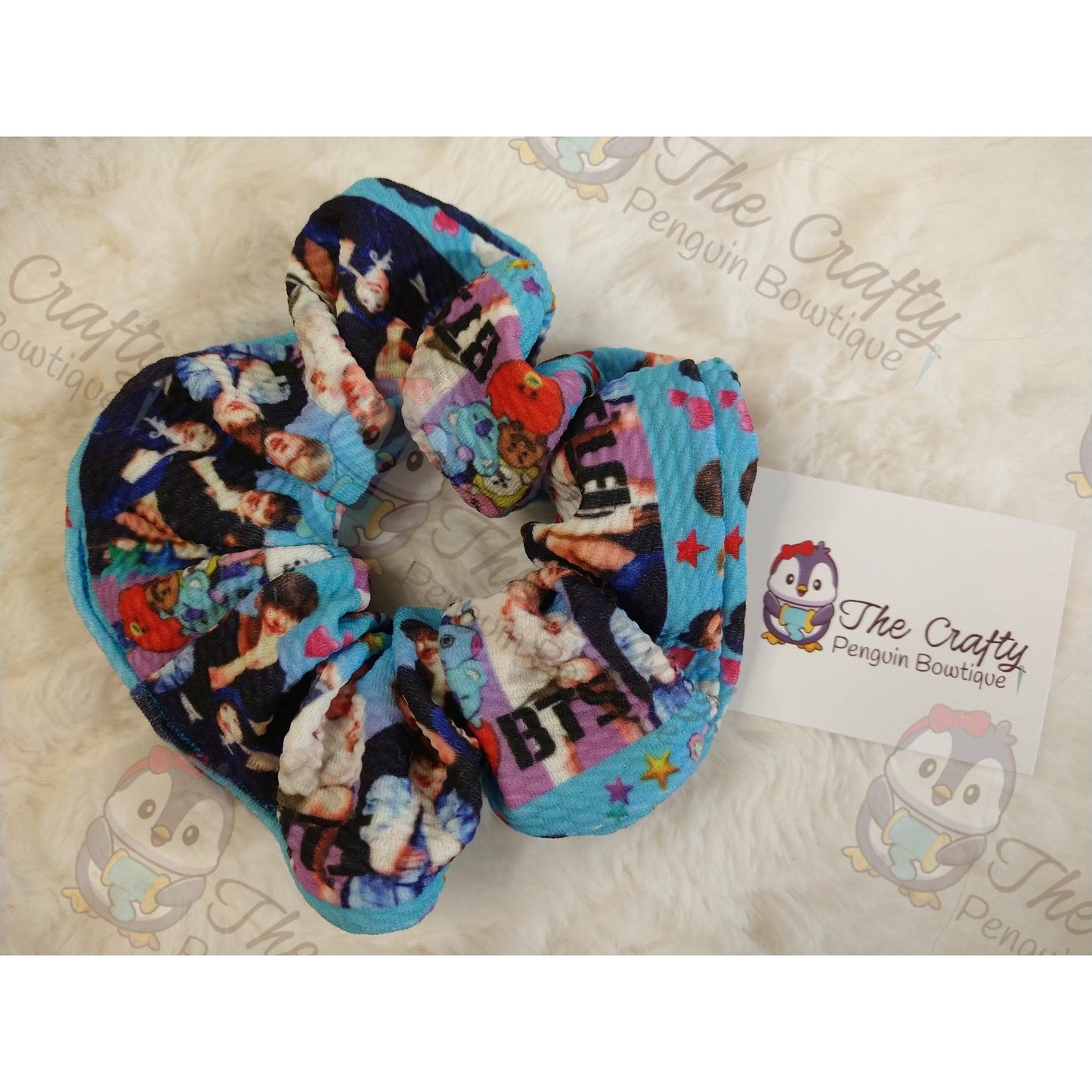 BTS with Emojis Headband & Scrunchie