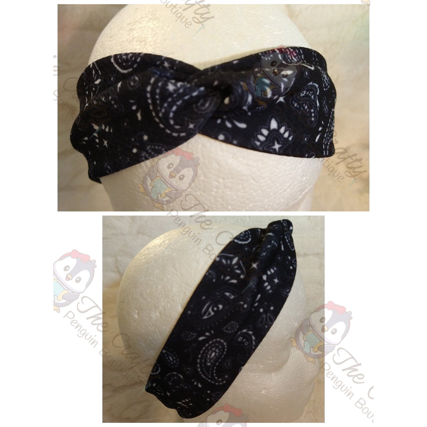 Bandana Paisley Headbands & Scrunchies