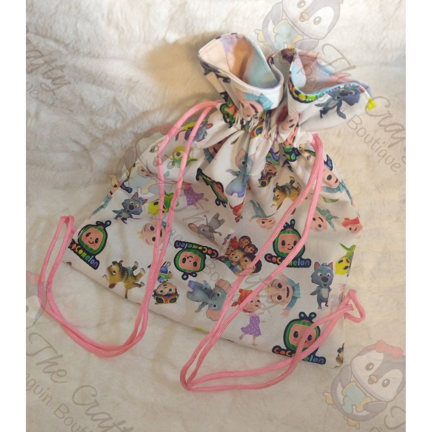 Cocomelon Drawstring Backpack