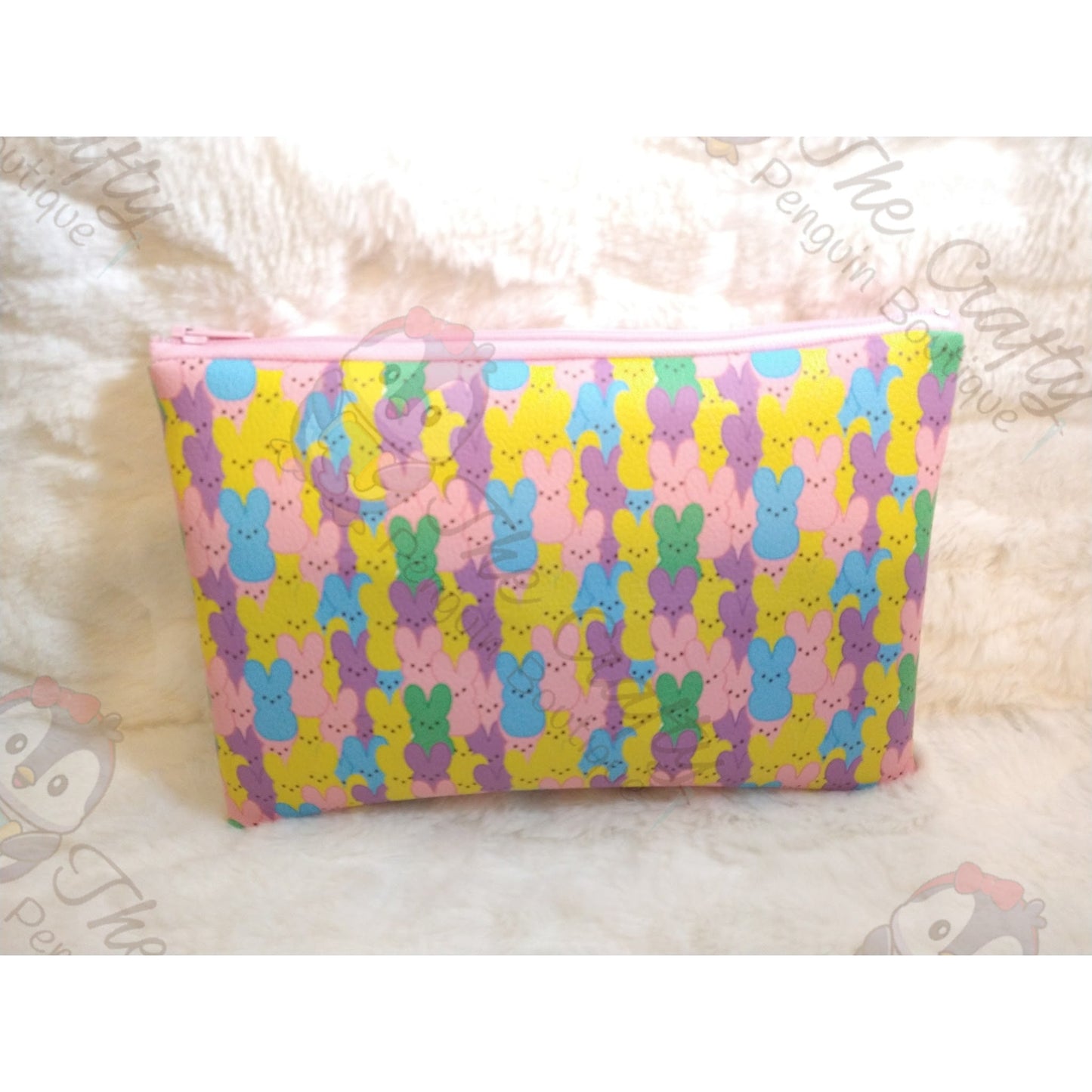 Easter Bunny Peeps Zipper Pouch