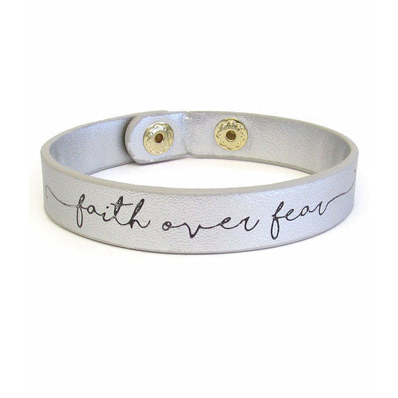 Faith Over Fear Bracelet