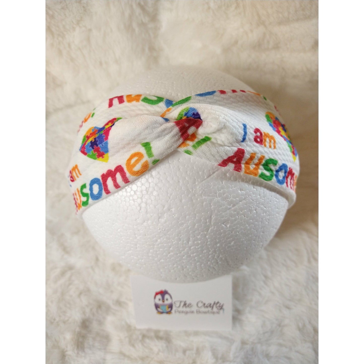 I am Ausome! (Autism) Twisted Headband