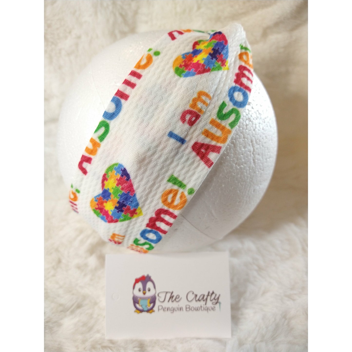 I am Ausome! (Autism) Twisted Headband