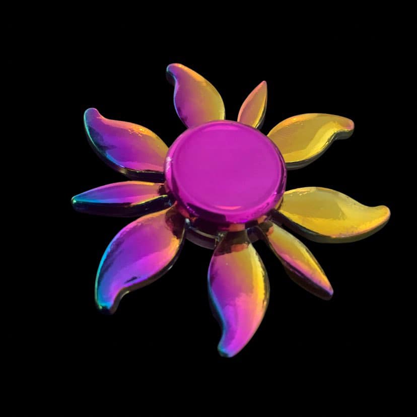 Metal Iridescent Fidget Spinner