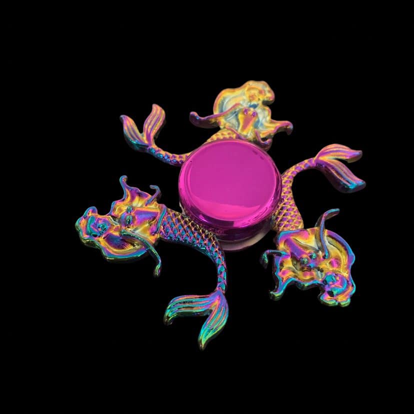 Metal Iridescent Fidget Spinner