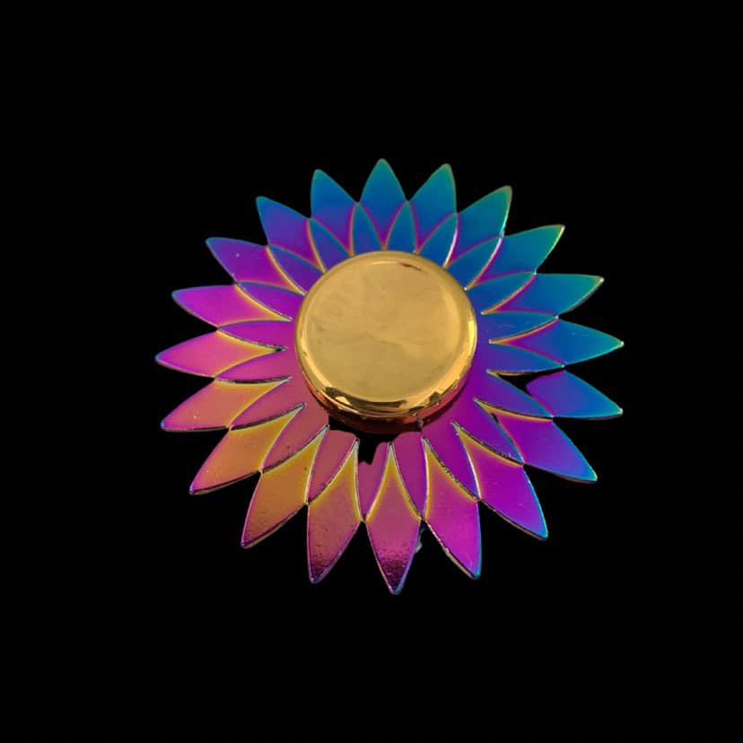 Metal Iridescent Fidget Spinner