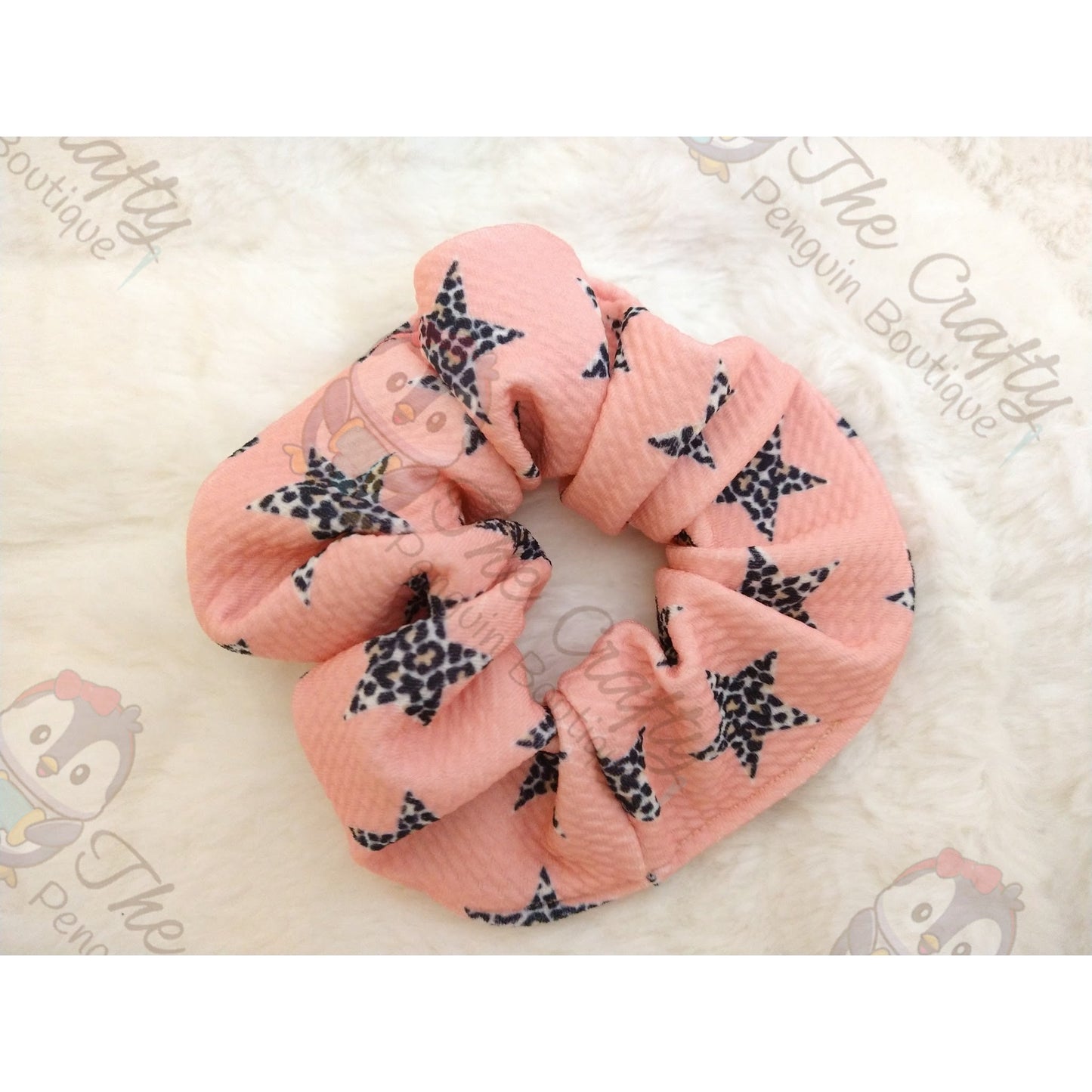 Leopard Print Star Headbands & Scrunchies