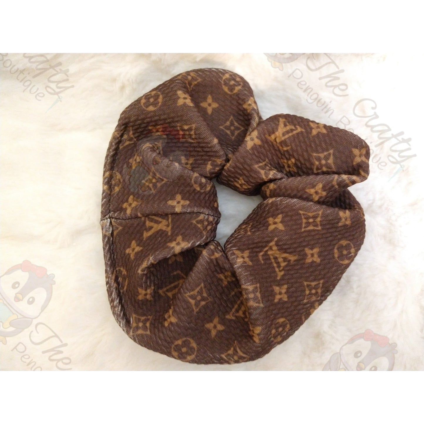 Brown Monogram Bougie Headbands & Scrunchies